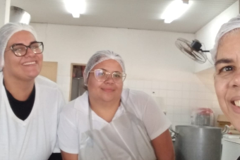 Sintercamp visita trabalhadores da Merenda Escolar de Pirassununga