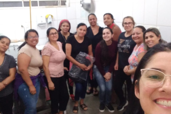 Sintercamp visita trabalhadores da Merenda Escolar de Tabatinga