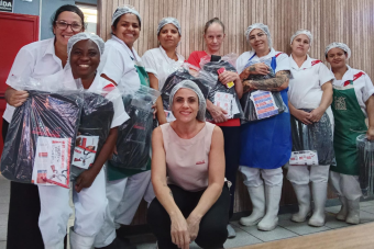 Visita empresa Sodexo, unidade Arcor em Rio das Pedras.