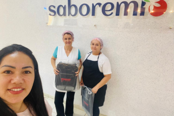 Visita na empresa Saboremio, unidade Suominen Brasil em Paulínia.